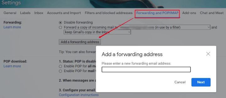 taking gmail backup forwarding emails option 3 1